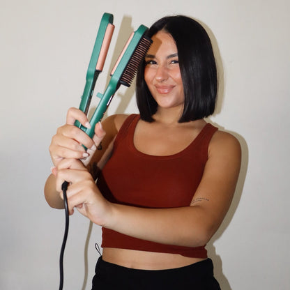 Cepillo plancha y ondulador 2 en 1 WavyLuxe