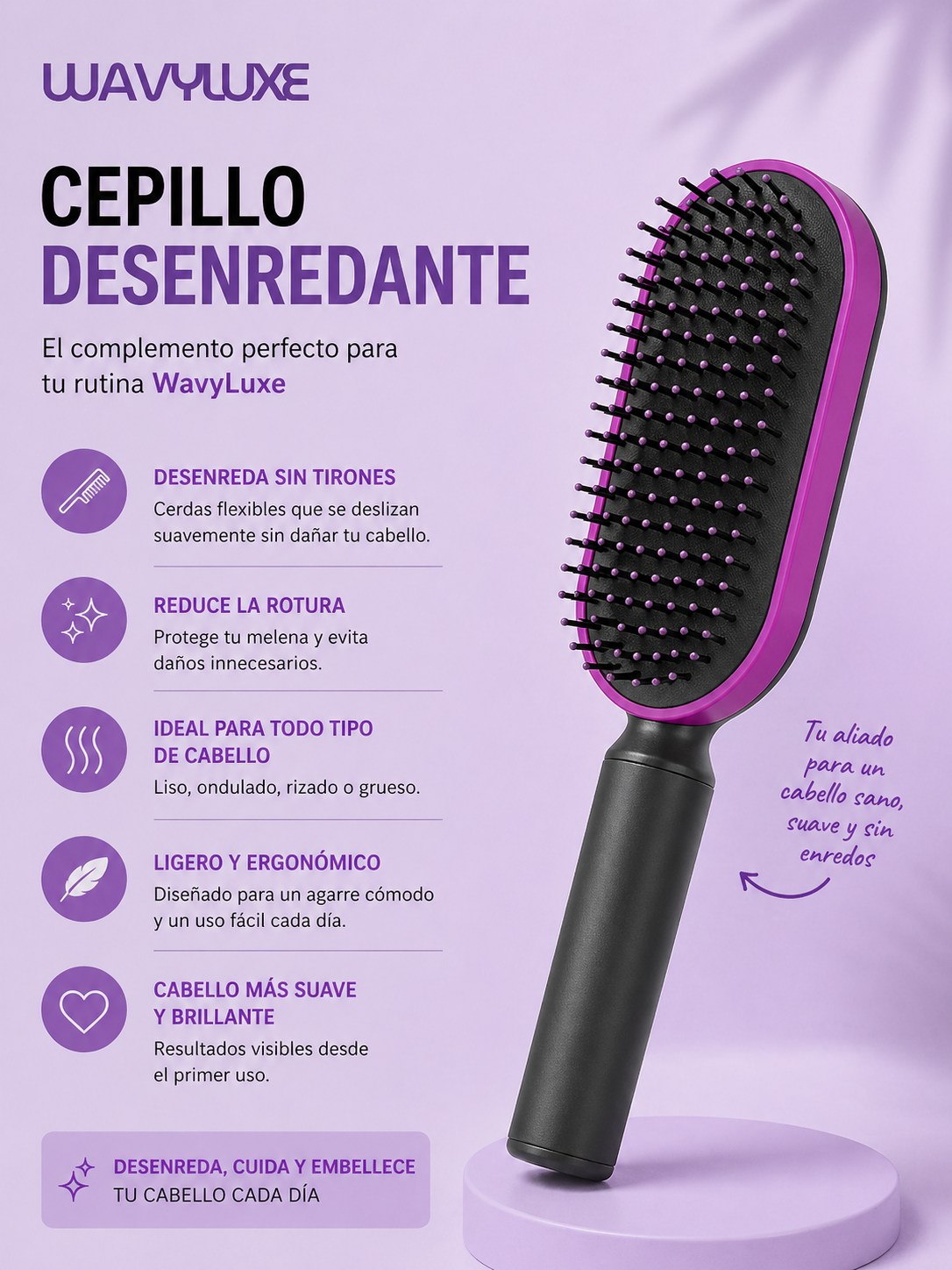 Cepillo Desenredante WavyLuxe