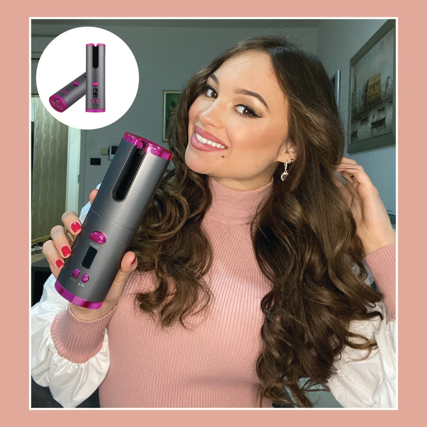 Rizador de Pelo Automático WavyLuxe