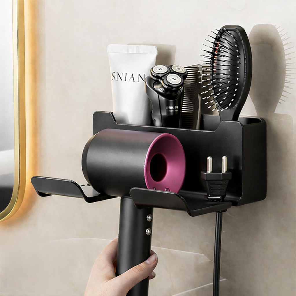Soporte para secador de pelo profesional con cabezales imantados WavyLuxe